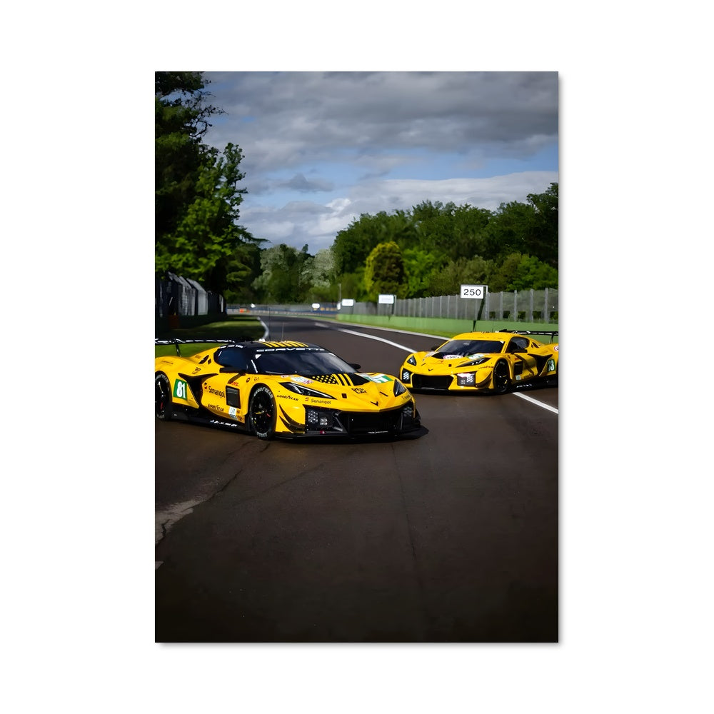 Poster Corvette c7 gt3-r 76662