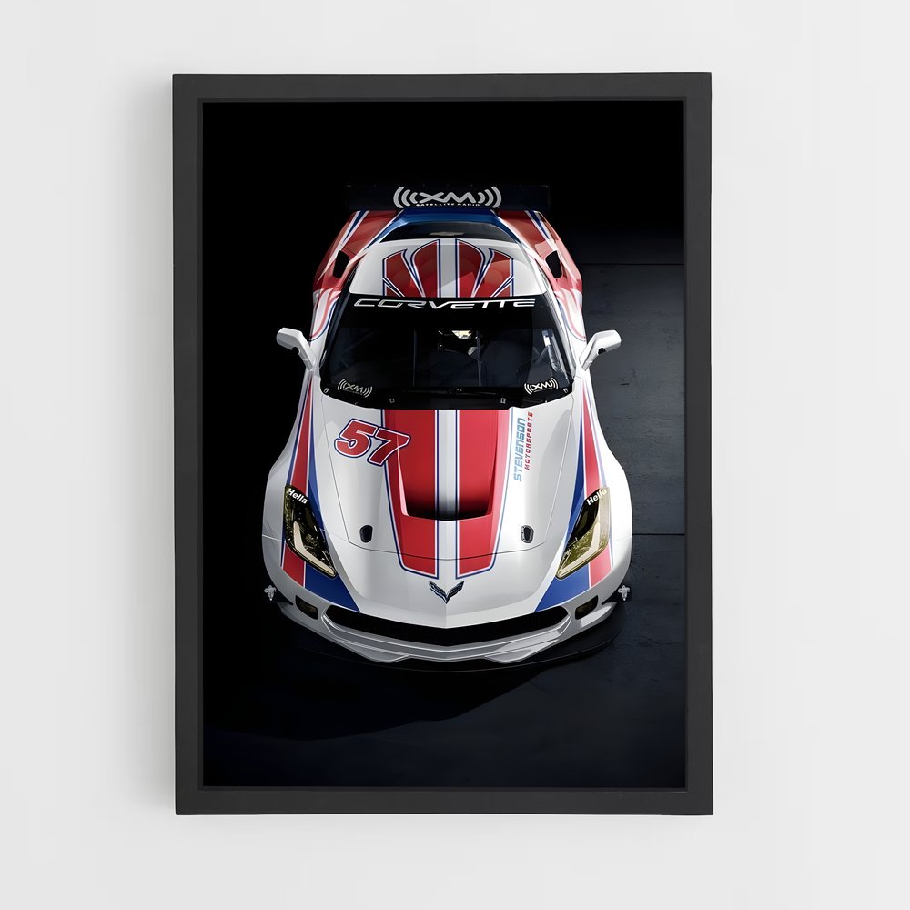ap-corvette c7 gt3-r-3 cadre Noir