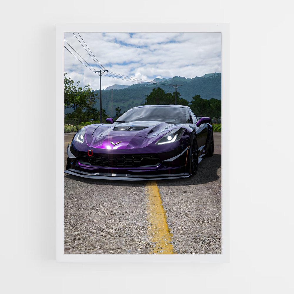 ap-corvette c7 zr1-4 cadre Blanc