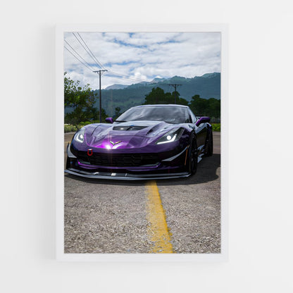 ap-corvette c7 zr1-4 cadre Blanc