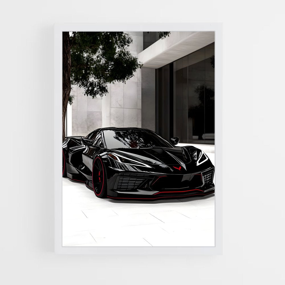ap-corvette c8 stingray-4 cadre Blanc