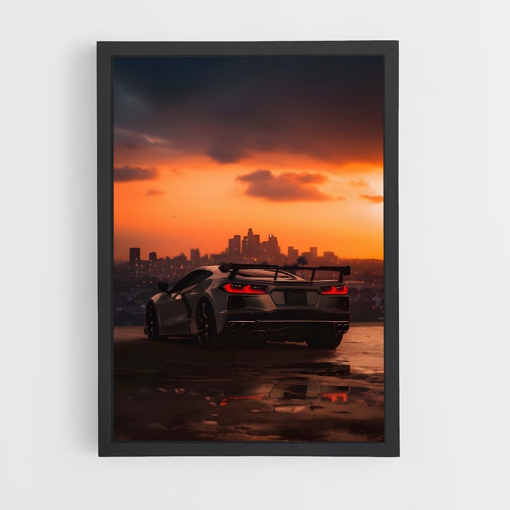 ap-corvette c8 stingray-5 cadre Noir