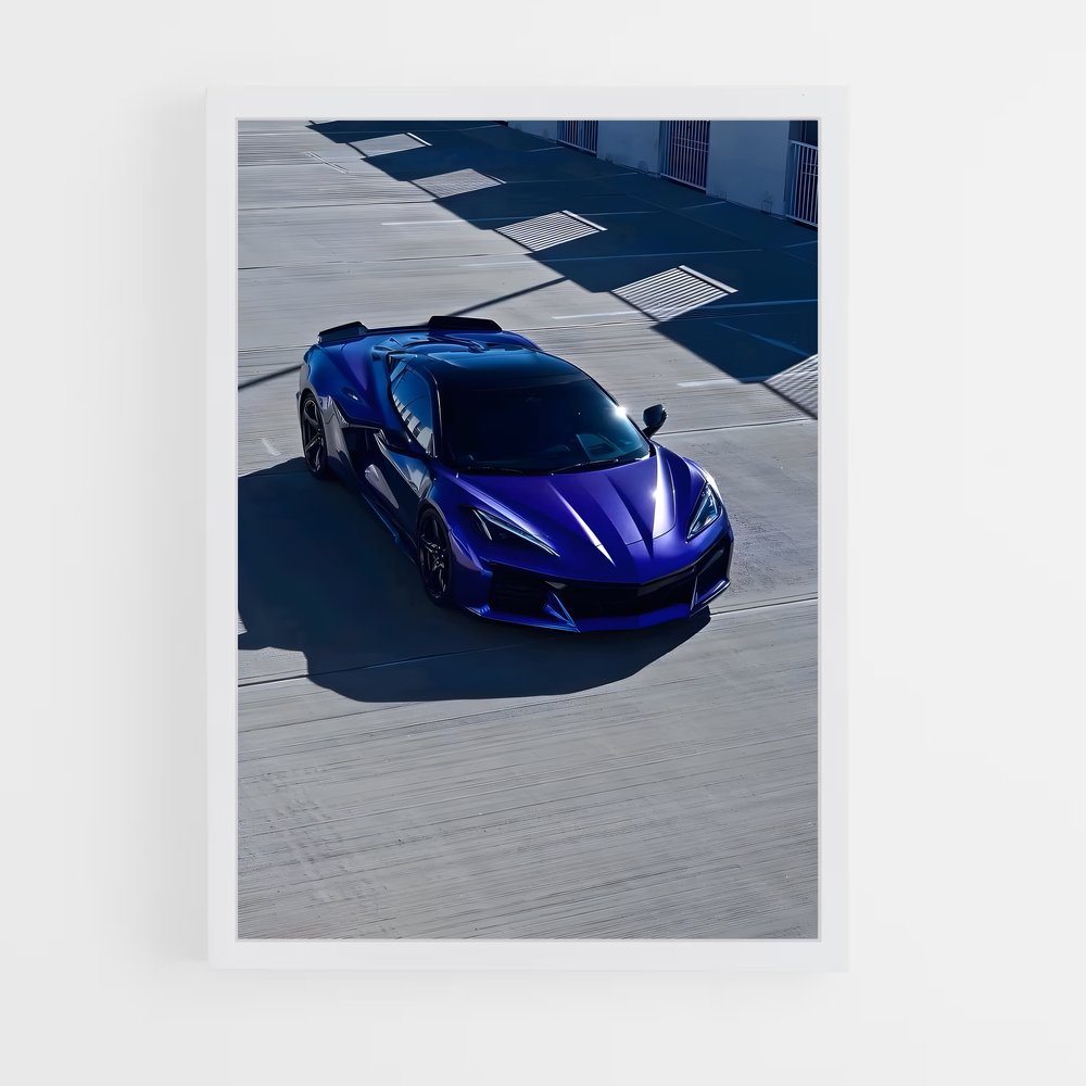 ap-corvette c8 z06-6 cadre Blanc