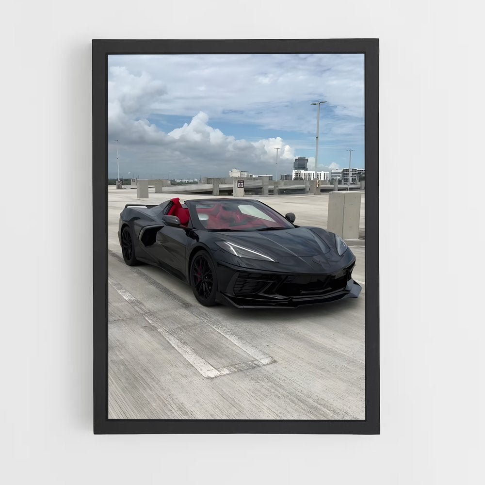 ap-corvette stingray-1 cadre Noir