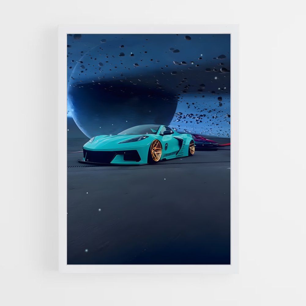 ap-corvette z06-3 cadre Blanc