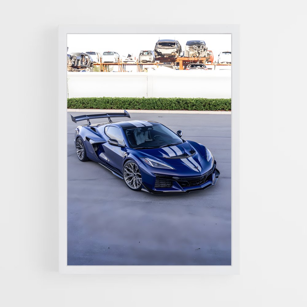 ap-corvette zr1-4 cadre Blanc
