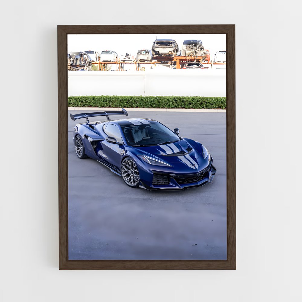 ap-corvette zr1-4 cadre Bois foncé