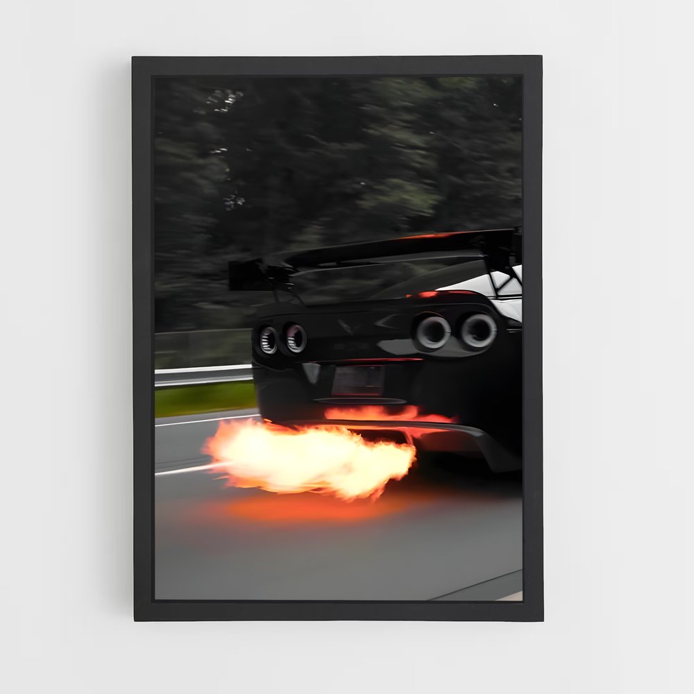 ap-corvette zr1-7 cadre Noir
