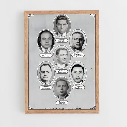 ap-cosa nostra-4 cadre Bois clair