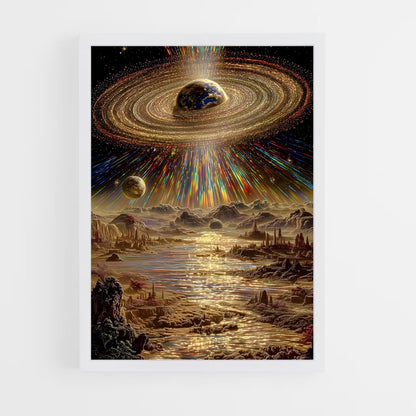 ap-cosmic art-2 cadre Blanc
