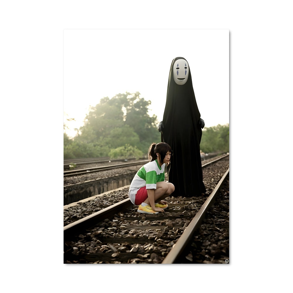 Poster Fantôme Sur Les Rails