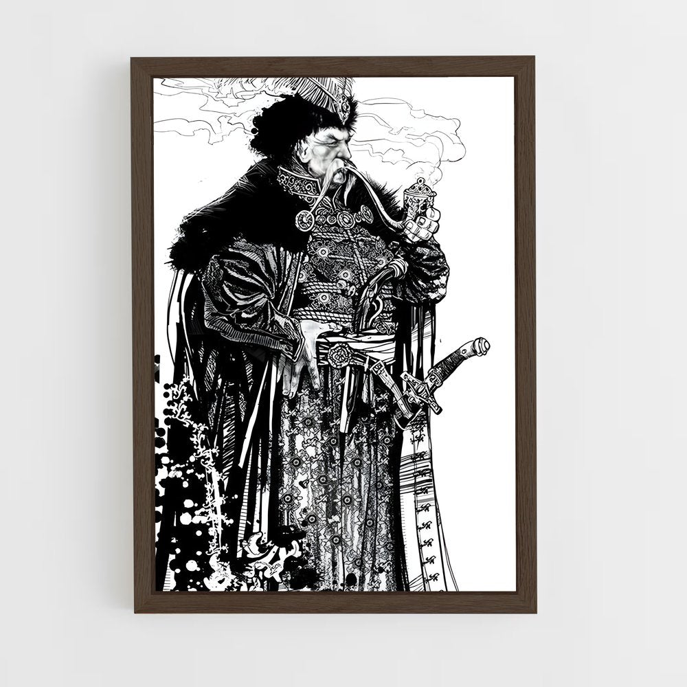 ap-cossack-6 cadre Bois foncé