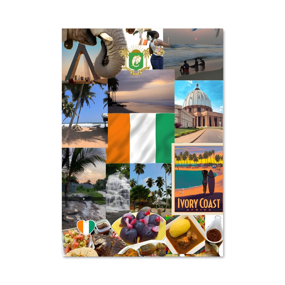 Ivory Poster Ivory Coast poster – Aesthetic Posters