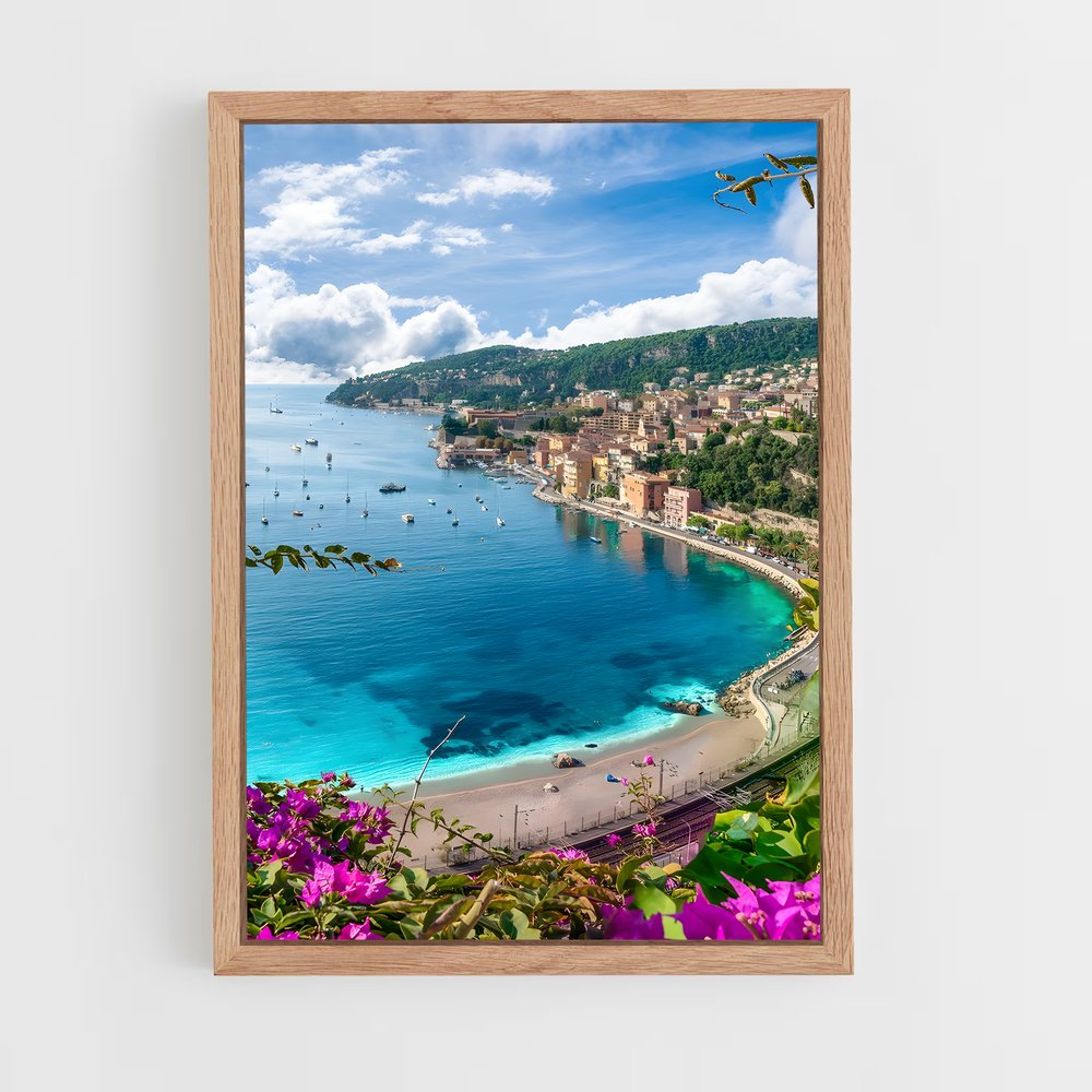 ap-cote azur-3 cadre Bois clair