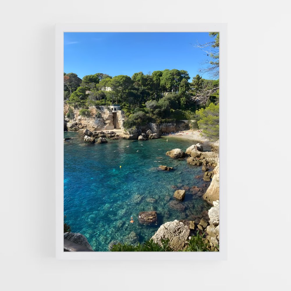 ap-cote azur-4 cadre Blanc