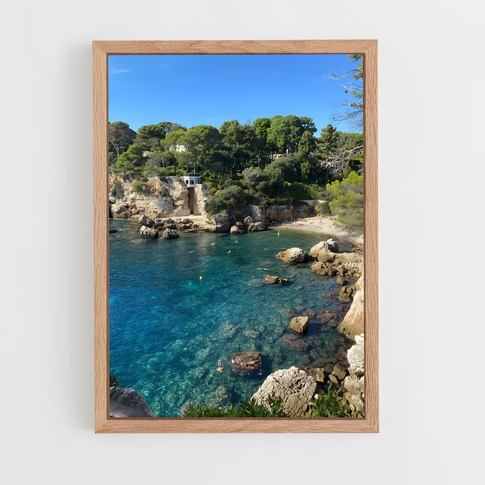 ap-cote azur-4 cadre Bois clair