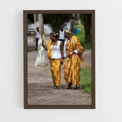 ap-cote divoire-11 cadre Bois foncé