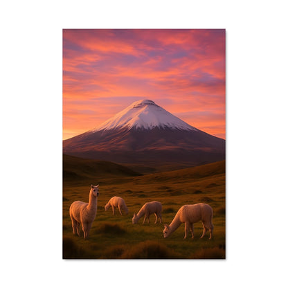 Poster Berger des Andes