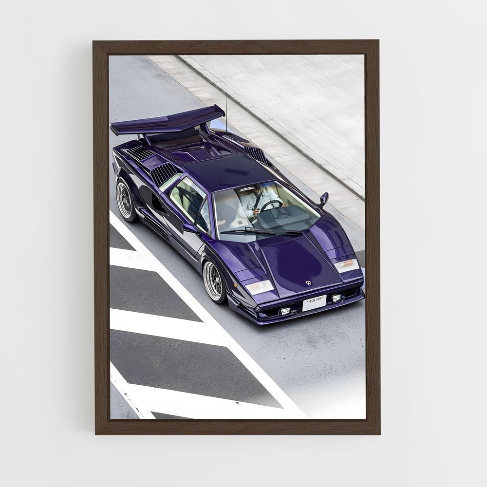 ap-countach-6 cadre Bois foncé