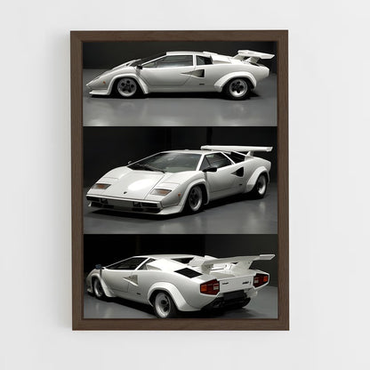 ap-countach lp400-2 cadre Bois foncé