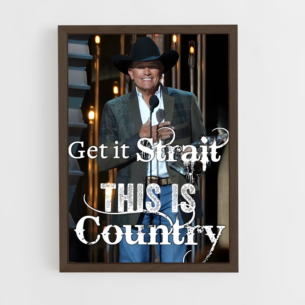 ap-country music-4 cadre Bois foncé