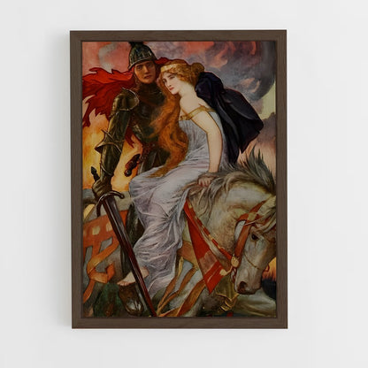 ap-courtly love-7 cadre Bois foncé