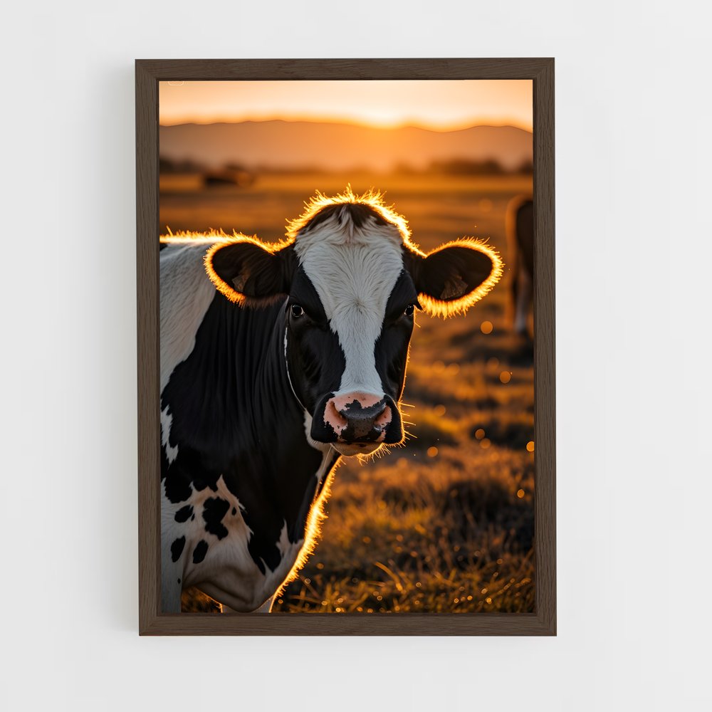 ap-cow-3 cadre Bois foncé