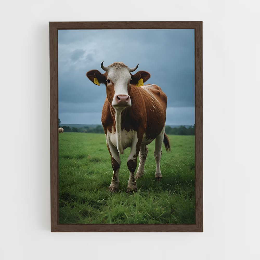 ap-cow-6 cadre Bois foncé