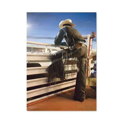 Poster Le Cowboy Attentif