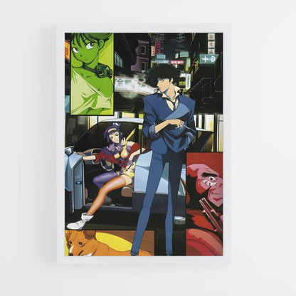 ap-cowboy bebop-10 cadre Blanc