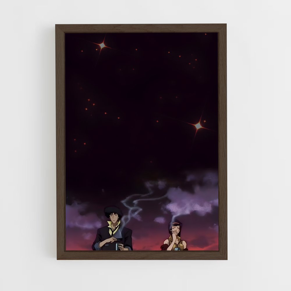 ap-cowboy bebop-11 cadre Bois foncé
