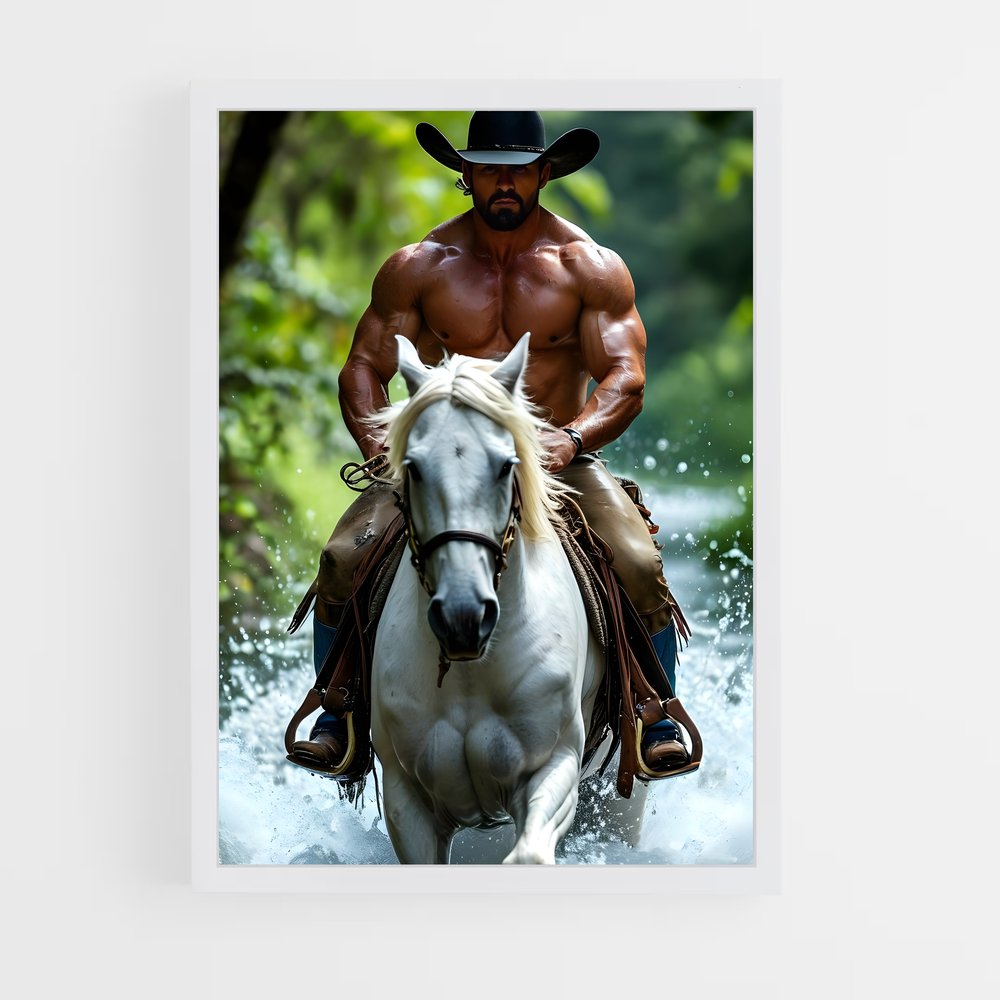 ap-cowboys-2 cadre Blanc