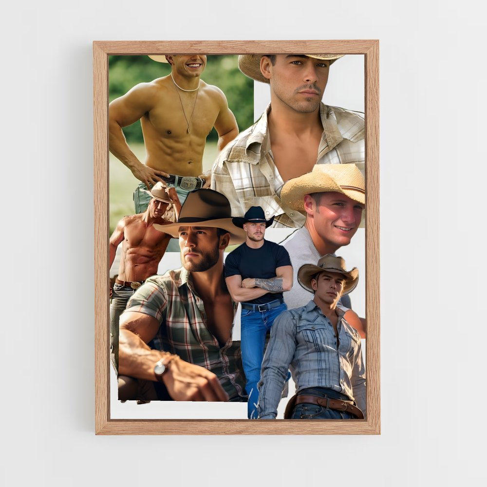 ap-cowboys-3 cadre Bois clair