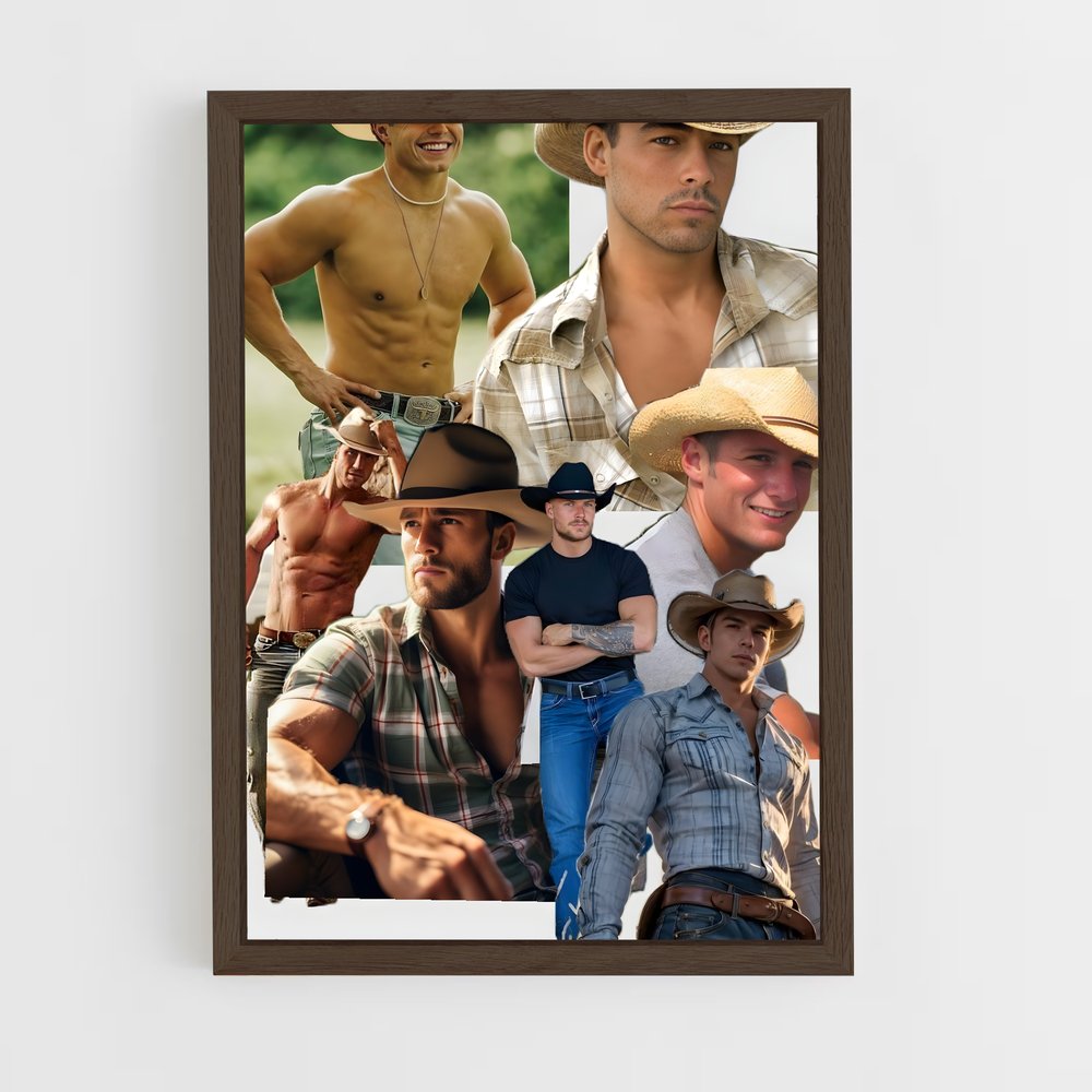 ap-cowboys-3 cadre Bois foncé