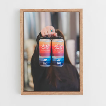 ap-craft beer-3 cadre Bois clair