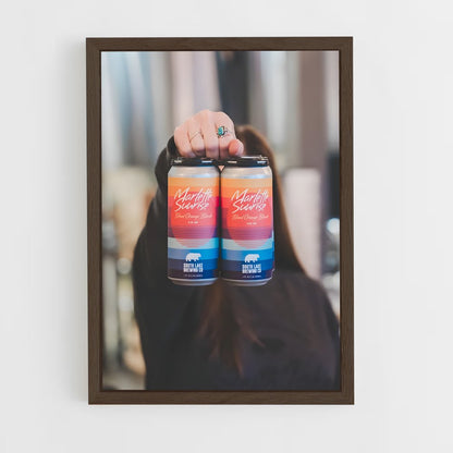 ap-craft beer-3 cadre Bois foncé