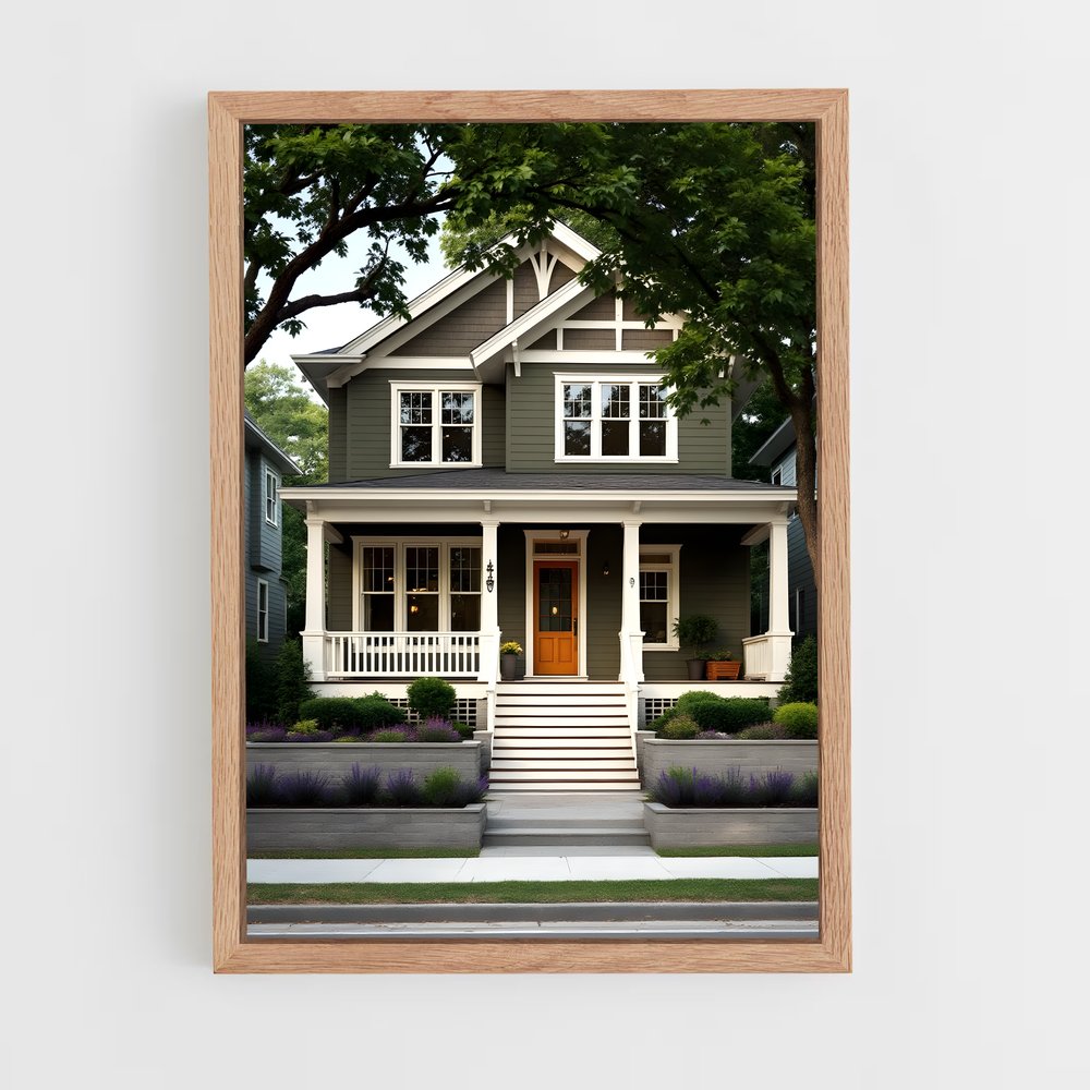 ap-craftsman architecture-2 cadre Bois clair