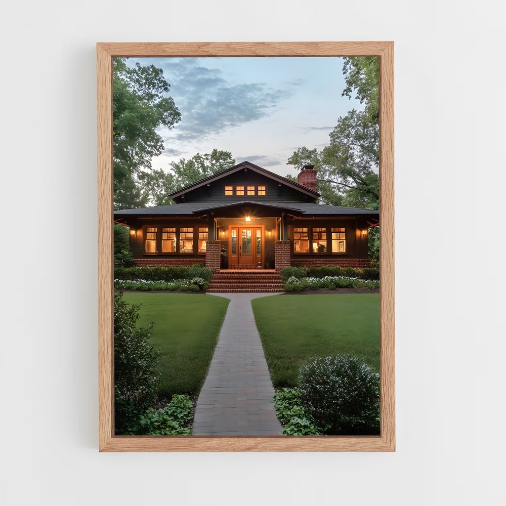 ap-craftsman architecture-3 cadre Bois clair