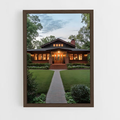 ap-craftsman architecture-3 cadre Bois foncé