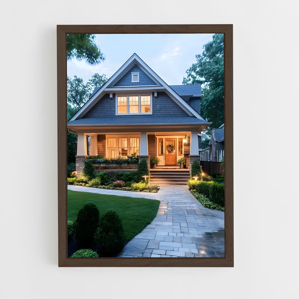 ap-craftsman architecture-5 cadre Bois foncé