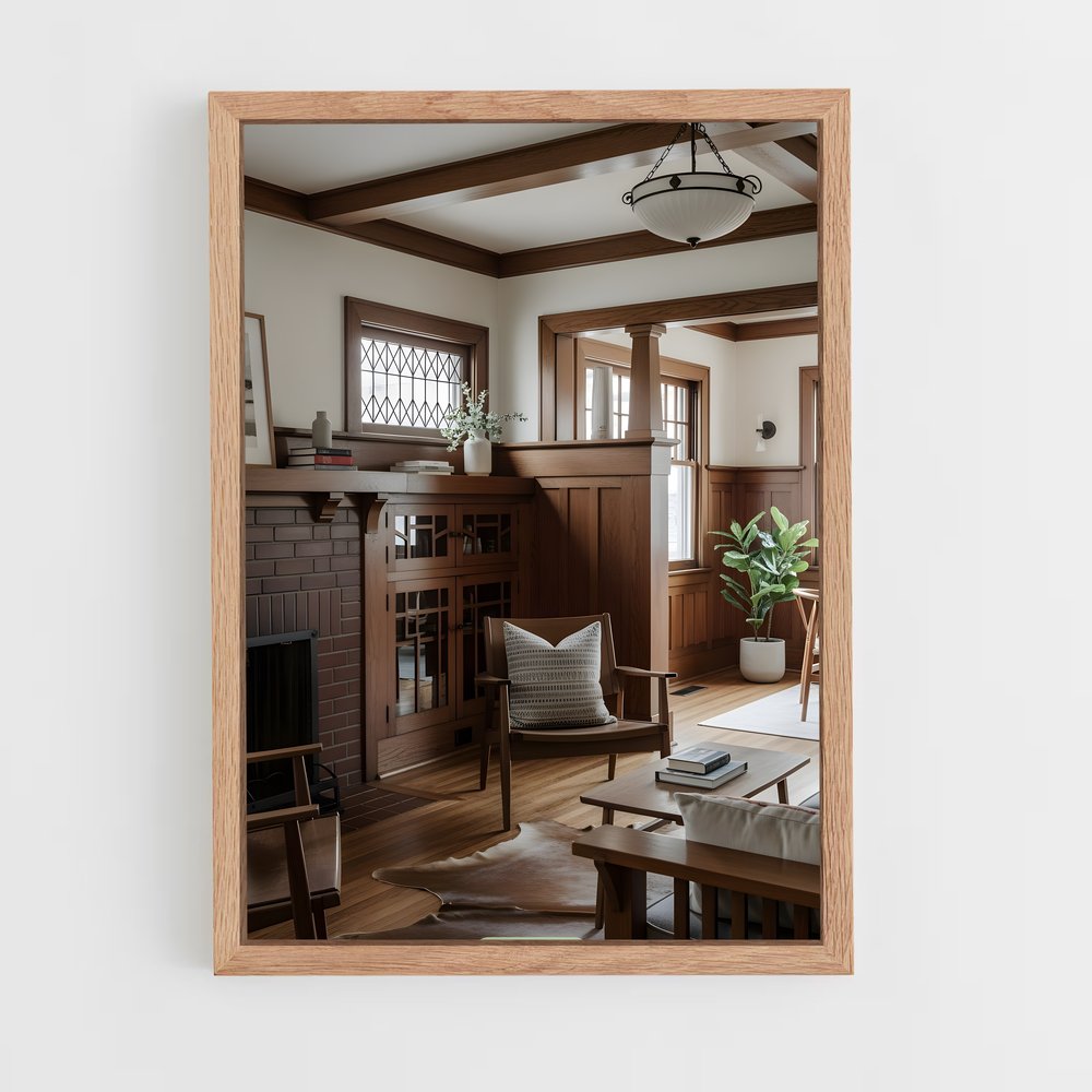 ap-craftsman architecture-6 cadre Bois clair