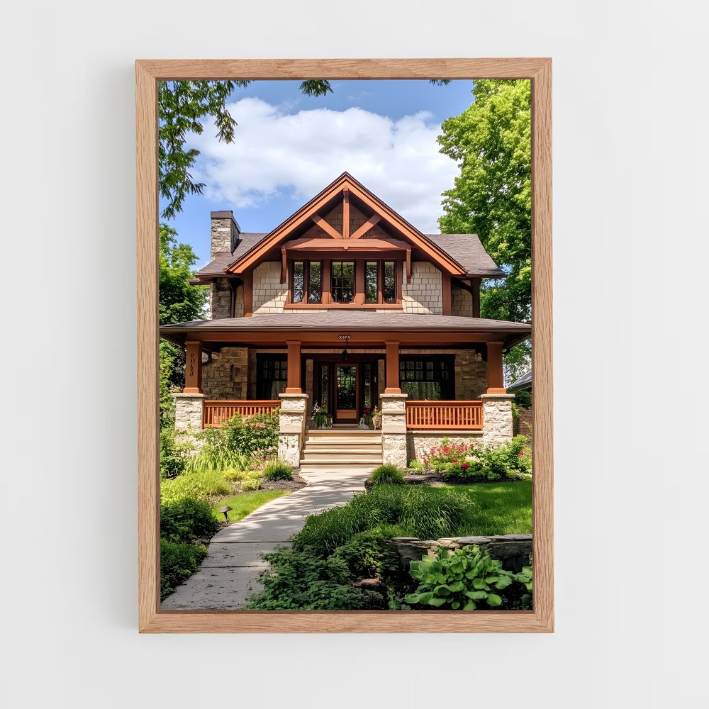 ap-craftsman architecture-9 cadre Bois clair