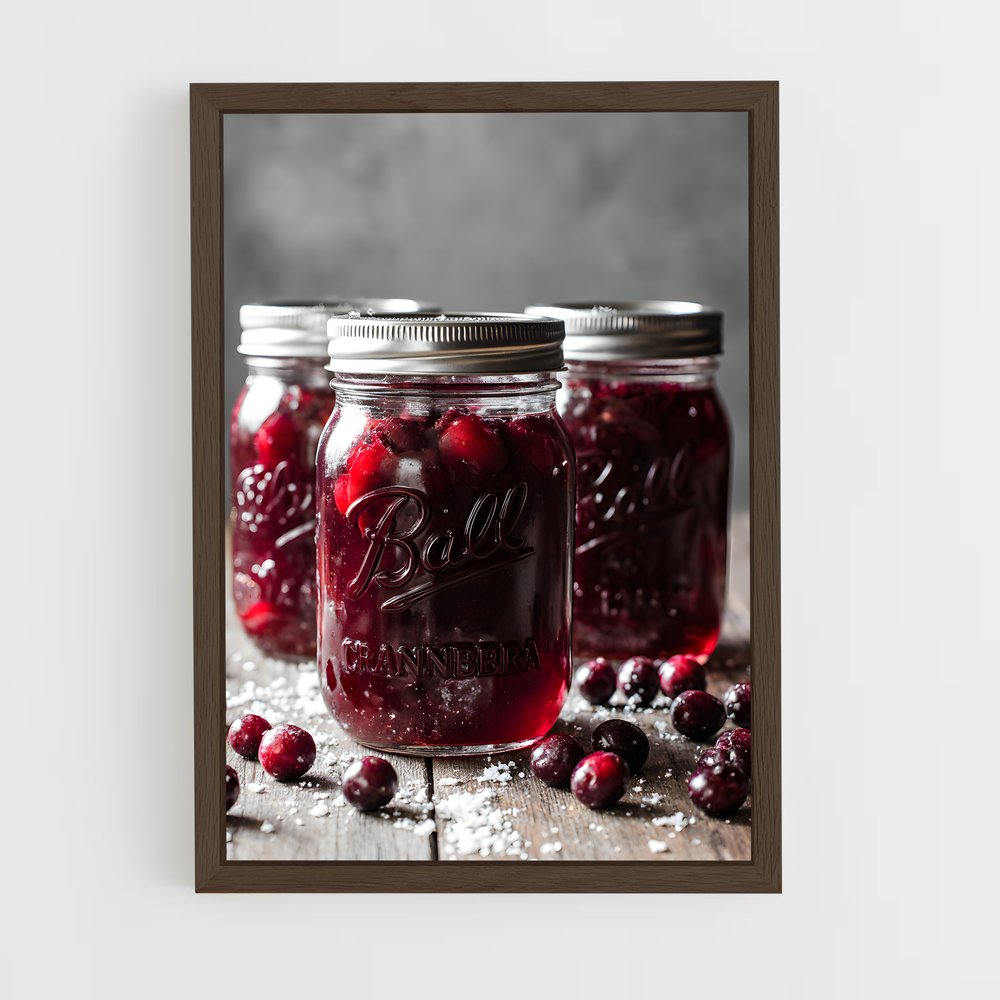 ap-cranberry juice-1 cadre Bois foncé