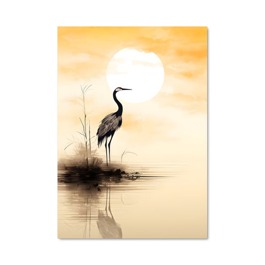 Poster Oiseau de Lune