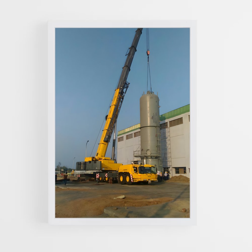 ap-crane operator-1 cadre Blanc