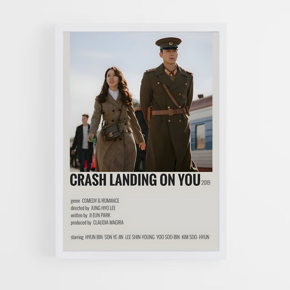 ap-crash landing on you-1 cadre Blanc