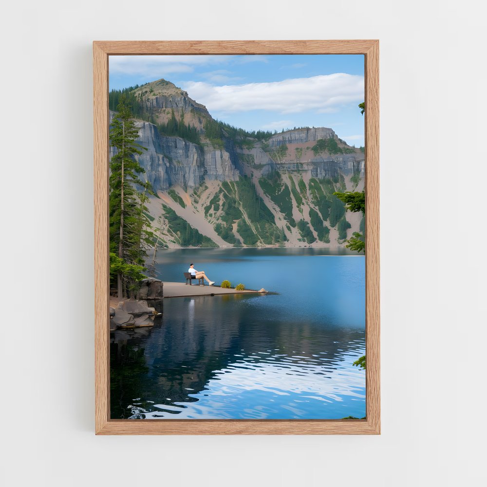 ap-crater lake-2 cadre Bois clair