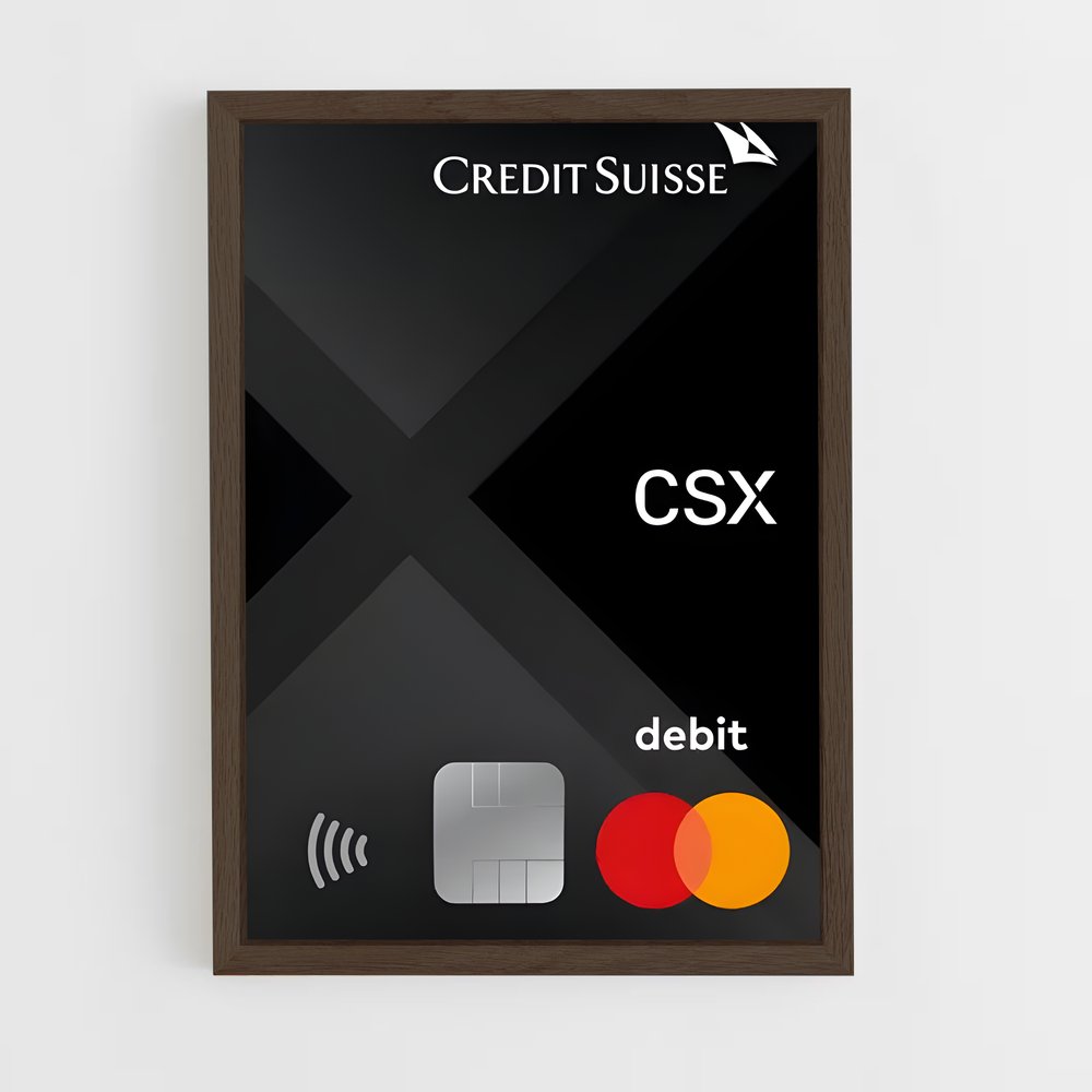 ap-credit suisse-1 cadre Bois foncé