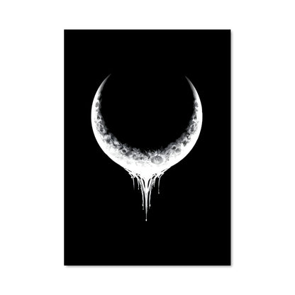 Poster Lune en Miroir