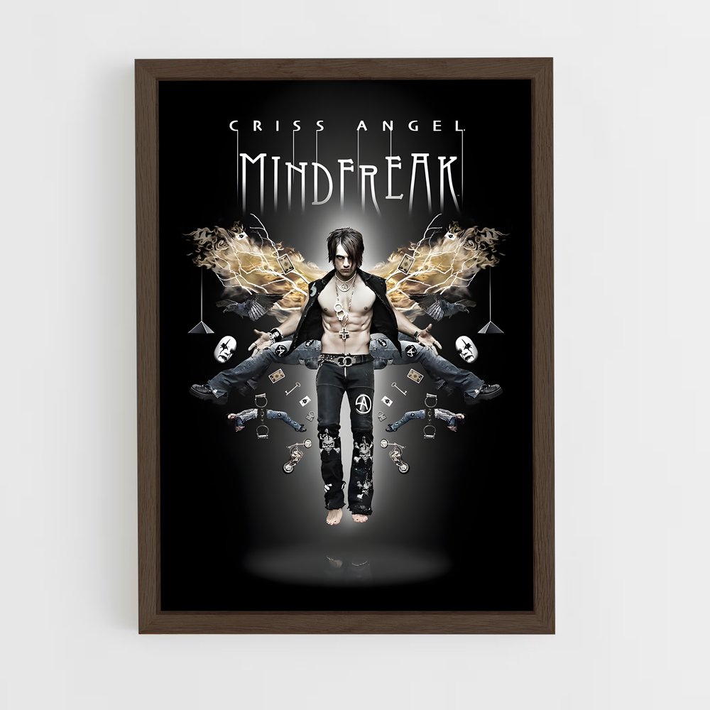 ap-criss angel-3 cadre Bois foncé
